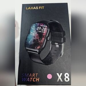 X8 Black Smartwatch with Color Touchscreen